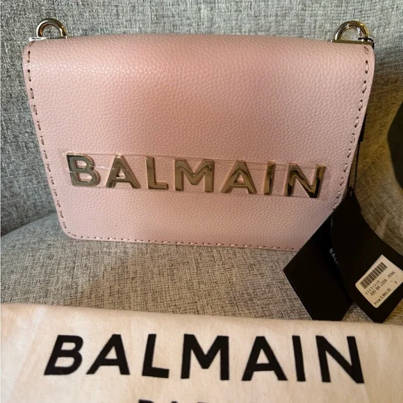 NWT BALMAIN Mini Top-Handle Cross Body - Picture 3 of 13